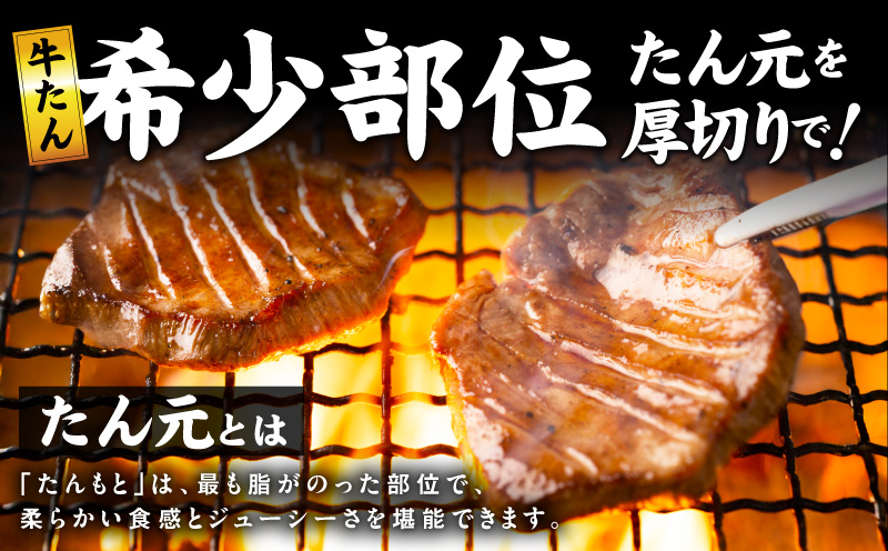 【たん元のみ】極上 厚切り牛たん 1kg【スピード発送 氷温熟成×極味付け 500g×2P 焼肉用 牛タン 牛肉 大阪 泉佐野 大阪府 泉佐野市】