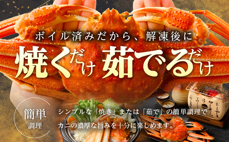 【訳あり規格】バルダイ種 ズワイガニ姿 1.5kg（2〜5尾）【ボイル済み オオズワイガニ かに カニ 蟹 ズワイガニ ファミリー向け】
