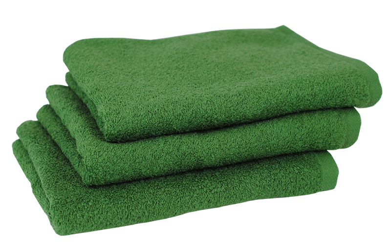 【スピード発送】コンパクトバスタオル モスグリーン3枚