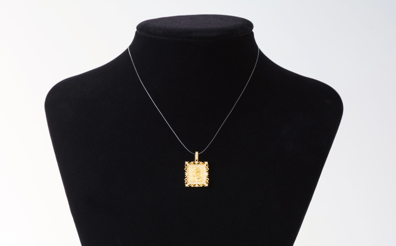 【高島屋選定品】純金(K24) ダイヤモンド ペンダントトップ (ダイヤ合計0.23ct)