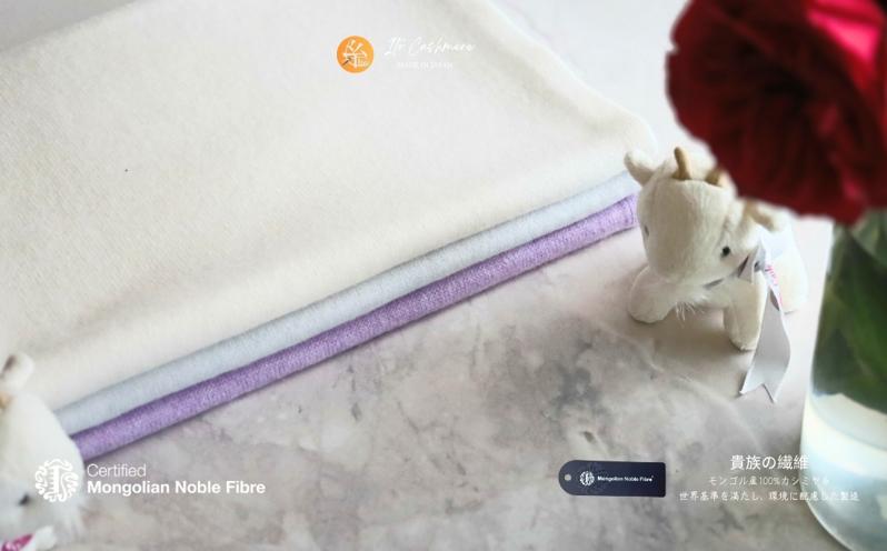 『Noble Fibre』100％カシミヤ・マフラー グレージュ【高級 カシミア おしゃれ ファッション 防寒 かしみあ】