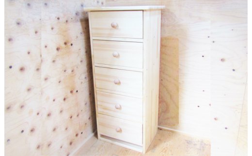 手作り木製 キャビネット5段