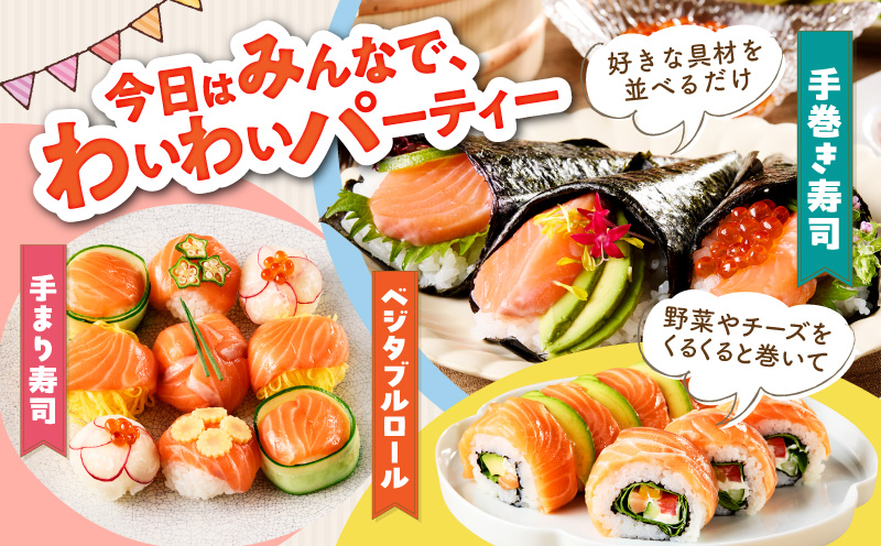 アトランティックサーモン 600g+ちりめん山椒150g【小分け ポーション 柵切 ちりめん 刺身 魚介 海鮮 さーもん 生食 お試し 大阪 泉佐野 大阪府 泉佐野市】