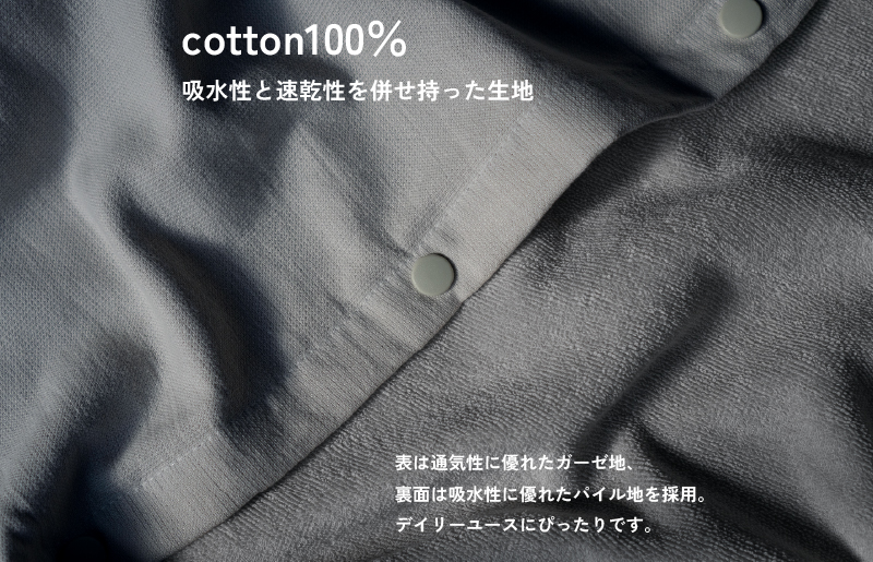 【スピード発送】着るタオル(ネイビー)