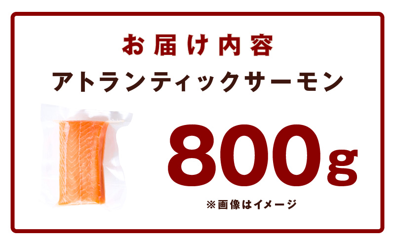 アトランティックサーモン 800g【ポーション 小分け 刺身 海鮮丼 さーもん 冷凍 訳あり サイズ不揃い まとめ買い】