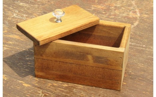 手作り木製マスクストッカー「ダークウォルナット」クリスタルノブ仕様