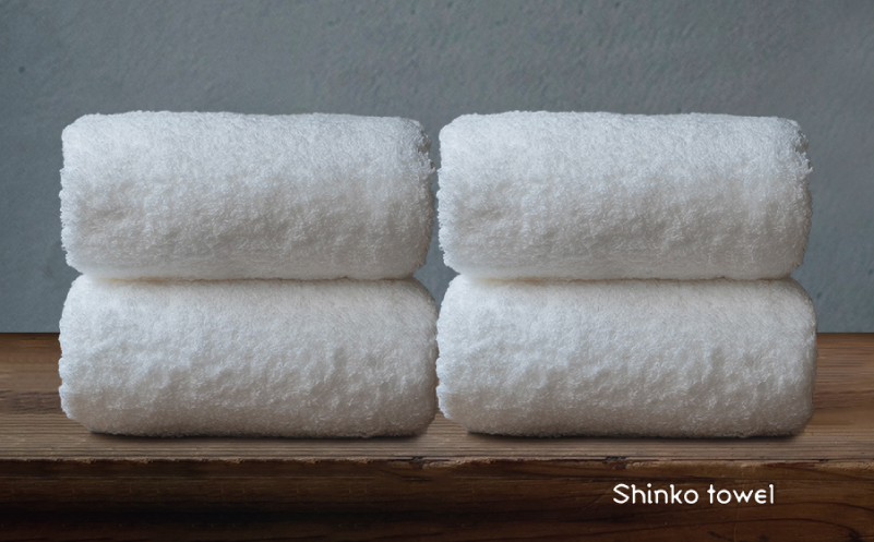 【TVで紹介！】おぅ！え〜やん バスタオル（ホワイト）4枚【泉州タオル 国産 吸水 普段使い 無地 シンプル 日用品 家族 ファミリー】