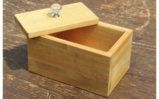 手作り木製マスクストッカー「ミディアムウォルナット」クリスタルノブ仕様