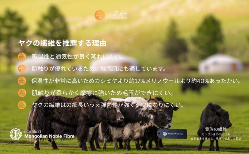 『Noble Fibre』100％ヤク・大判ストール ベージュ【高級 おしゃれ ファッション カシミア より暖かい 防寒】