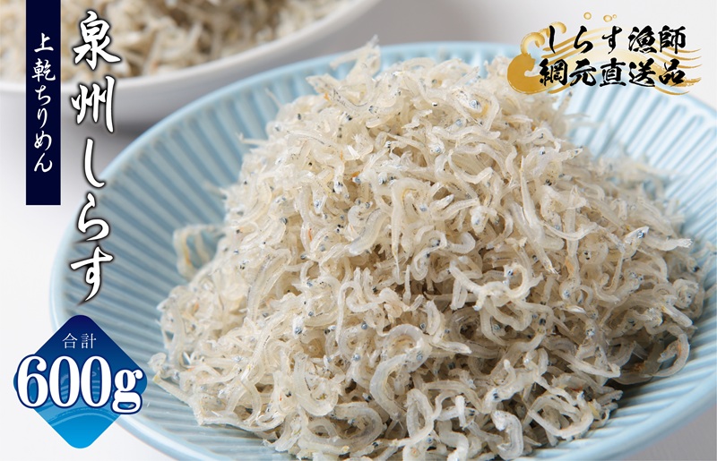 上乾ちりめんしらす 600g【小分け 100g×6P シラス しらす sirasu 海鮮 人気 おすすめ 産地直送】