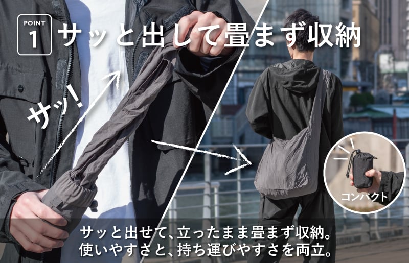 【スピード発送】ノマドスリング（ブラック）