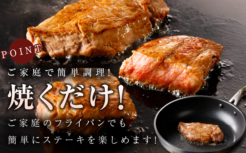 【特別規格】黒毛和牛 ヒレステーキ ＋ サイコロステーキ 合計 880g【氷温熟成×極味付け 牛肉 和牛 経産牛 訳あり サイズ不揃い 規格外 数量限定】