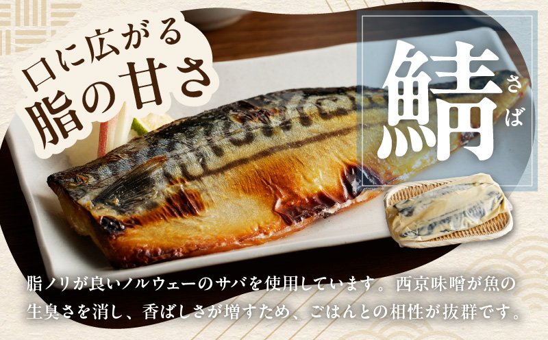 【定期便】厳選素材 西京漬け 3種食べ比べセット（さば／さわら／ぶり）全2回【2026年3月＆2026年6月発送】