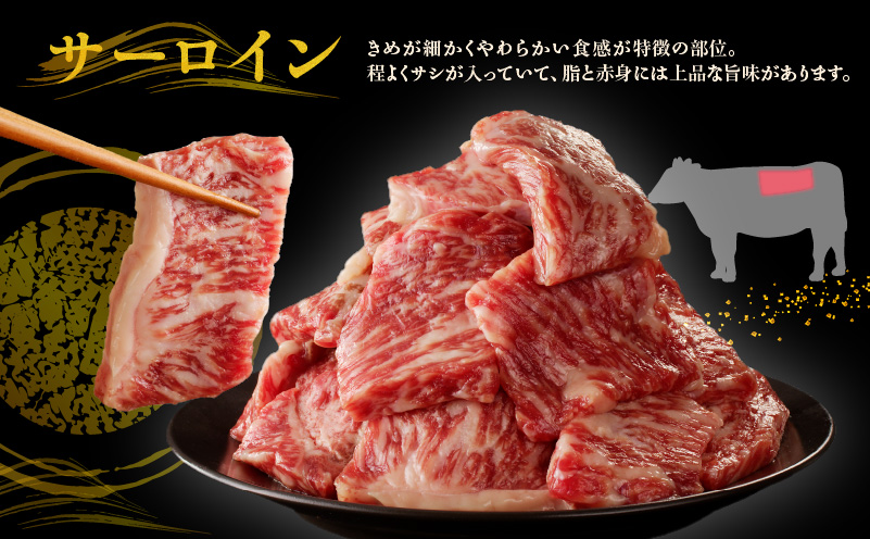 【父の日】黒毛和牛A5/A4等級 切り落とし 味付き 焼肉セット 600g（サーロイン 300g／リブロース 300g） ギフト プレゼント に最適