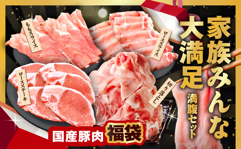 【定期便】国産豚肉 4種 福袋 4.2kg×全2回【氷温熟成×極味付け 小分け 300gパック ぶたにく 普段使い 野菜炒め 切り落とし まとめ買い 訳あり サイズ不揃い 2026年3月＆6月発送】