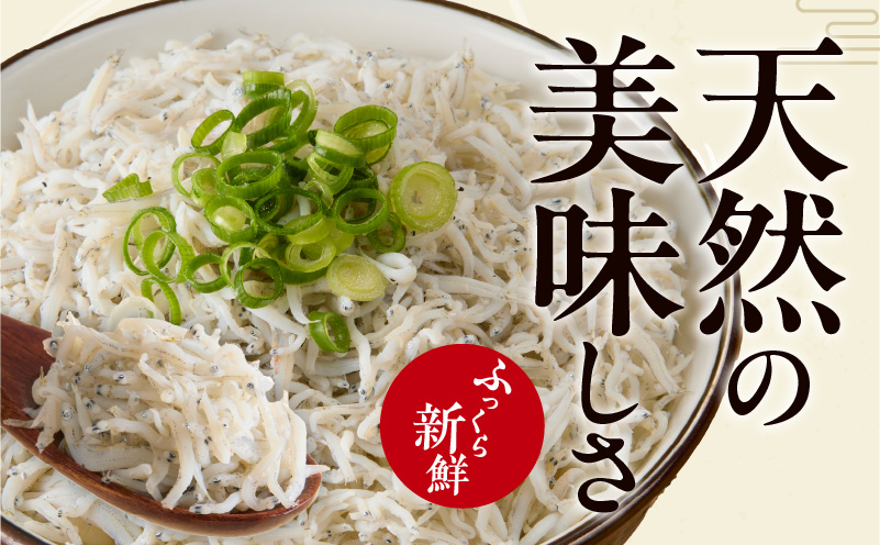 【定期便】 釜揚げしらす 700g 全2回 【2026年3月＆2026年6月発送 訳あり 簡易包装 家庭用 完全無添加 うす塩仕立て】