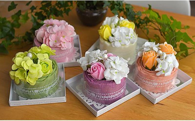 【スピード発送】泉州タオルケーキ フレグランスフラワー