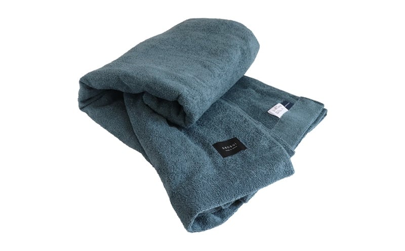 【高島屋選定品】ヒオリエ sensui タオルケット(シャドウブルー)