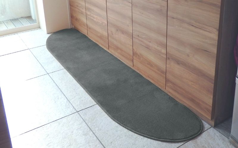 北欧風キッチンマット ラグマットタイプ 45×255cm ゆりかご型 スチール 抗菌防臭 SEK 織人しきもの屋工房