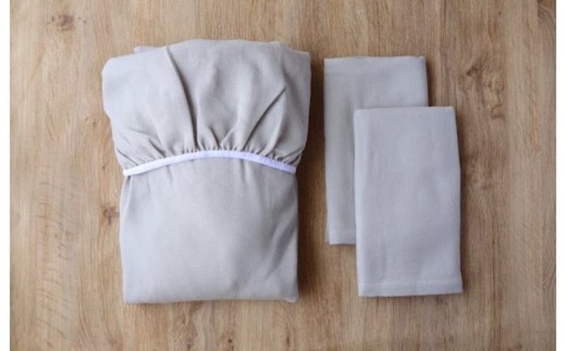 ãtissu de coton/ããã«ã ç¹ãæ³å·åéšç¹ BEDçšããã«ã·ãŒãïŒãããŒ2æïŒLGYïŒ