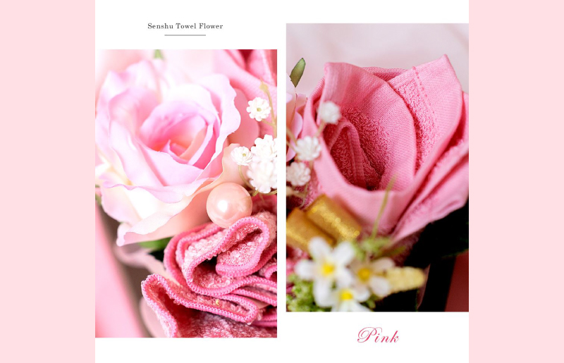 【母の日】泉州タオルフラワー ナチュラルS