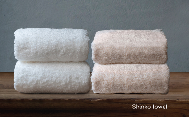 【TVで紹介！】おぅ！え〜やん バスタオル（桜色 ホワイト）4枚【泉州タオル 国産 吸水 普段使い 無地 シンプル 日用品 家族 ファミリー】