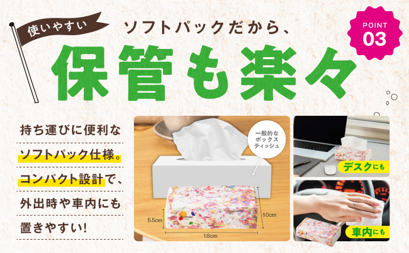 ソフトパックティッシュ 60パック×400枚 200組【ピュアパルプ100％ 高評価 人気急上昇 まとめ買い 日用品 常備品 てぃっしゅ 備蓄 防災 ALOHAS】
