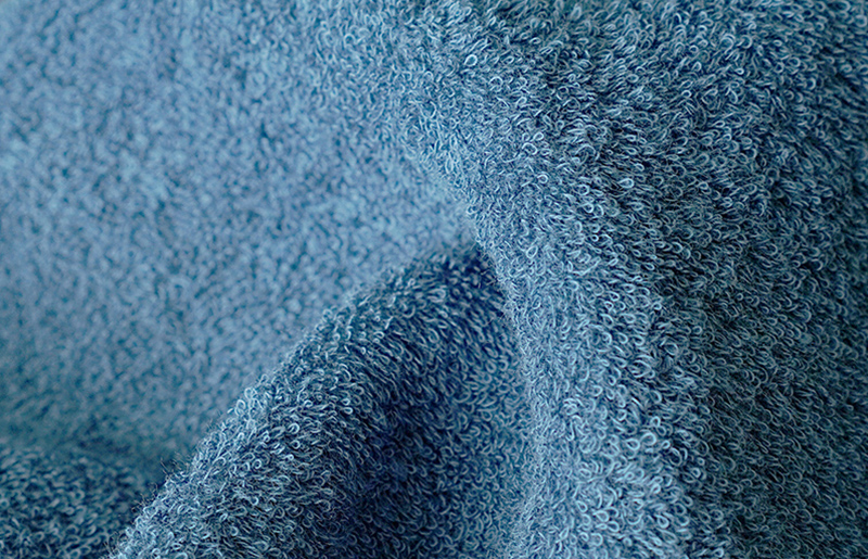 【スピード発送】シルキータッチ フェイスタオル ブルー5枚