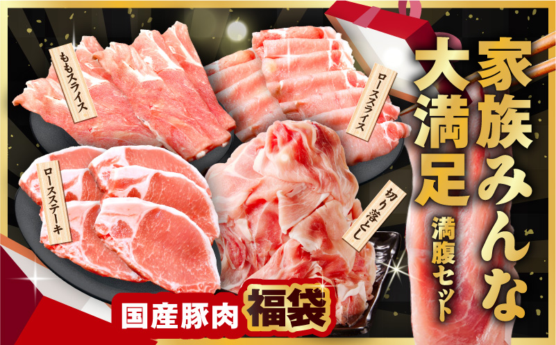 国産豚肉 4種 定期便 2.4kg×3回【氷温熟成×極味付け 小分け 300gパック ぶたにく 普段使い 野菜炒め 切り落とし 毎月配送コース】