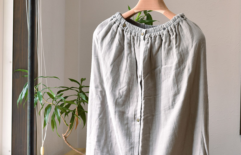 プレミアムガーゼ ラップタオル（グレー）