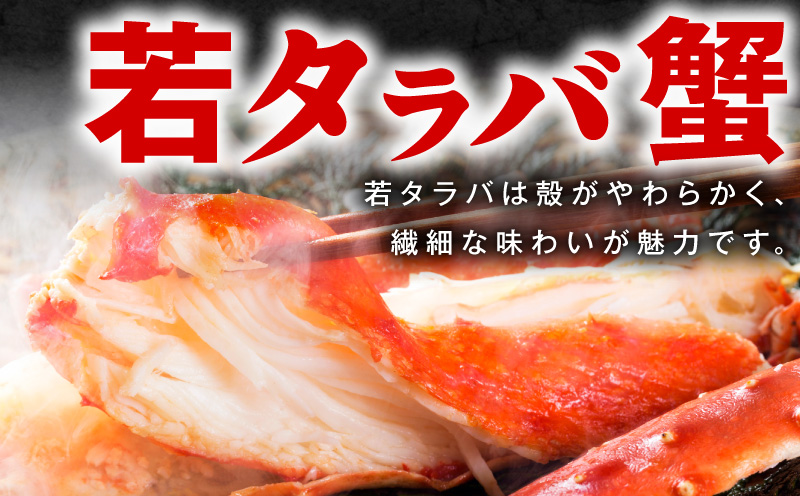 【訳あり】北海道産 若タラバ蟹 昆布仕立て 3kg【ボイル済み 昆布漬け 殻やわらか 若ガニ 若タラバガニ】