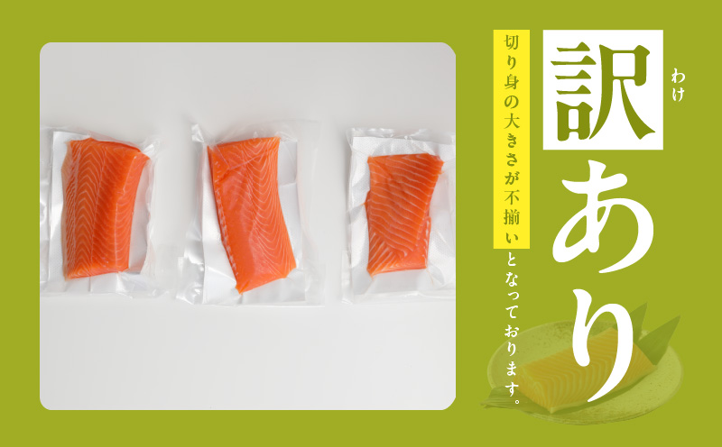 【分けて届く定期便】アトランティックサーモン 1kg 刺身用ポーション【小分け 真空パック 訳あり サイズ不揃い 刺身 海鮮丼 さーもん 鮭 さけ シャケ しゃけ 冷凍 全2回 大阪 泉佐野 大阪府 泉佐野市】