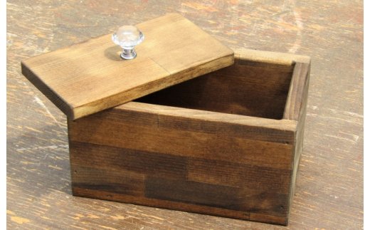 手作り木製マスクストッカー「エボニー」クリスタルノブ仕様