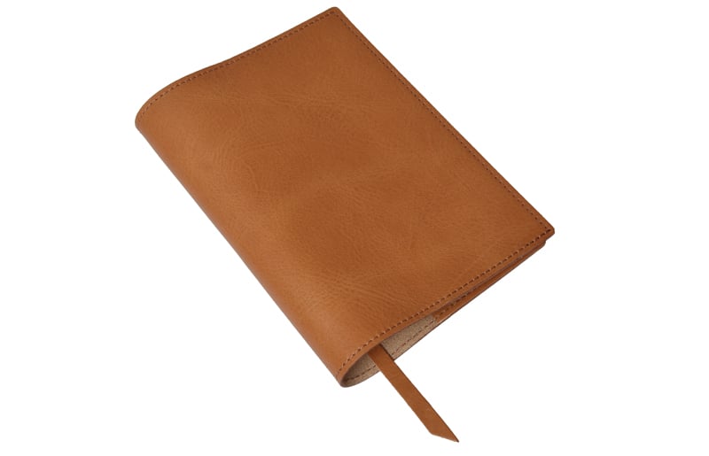本革ブックカバー 文庫サイズ（キャメル）
