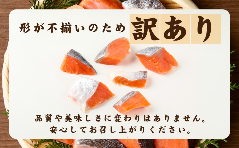 鮭の切り身 500g（11〜13切れ）【お弁当 訳アリ 不揃い 切身 サケ さけ しゃけ シャケ 魚介 海鮮 魚 さかな】