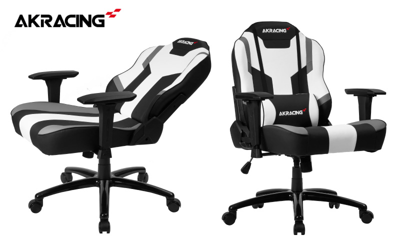AKRacing MJ Grey エーケーレーシング ゲーミングチェア ローバックチェア（ランバーサポート付き）【大阪 泉佐野 大阪府 泉佐野市】