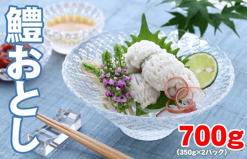 地物 手作り鱧おとし（湯引きはも）700g からし酢みそ・梅肉付