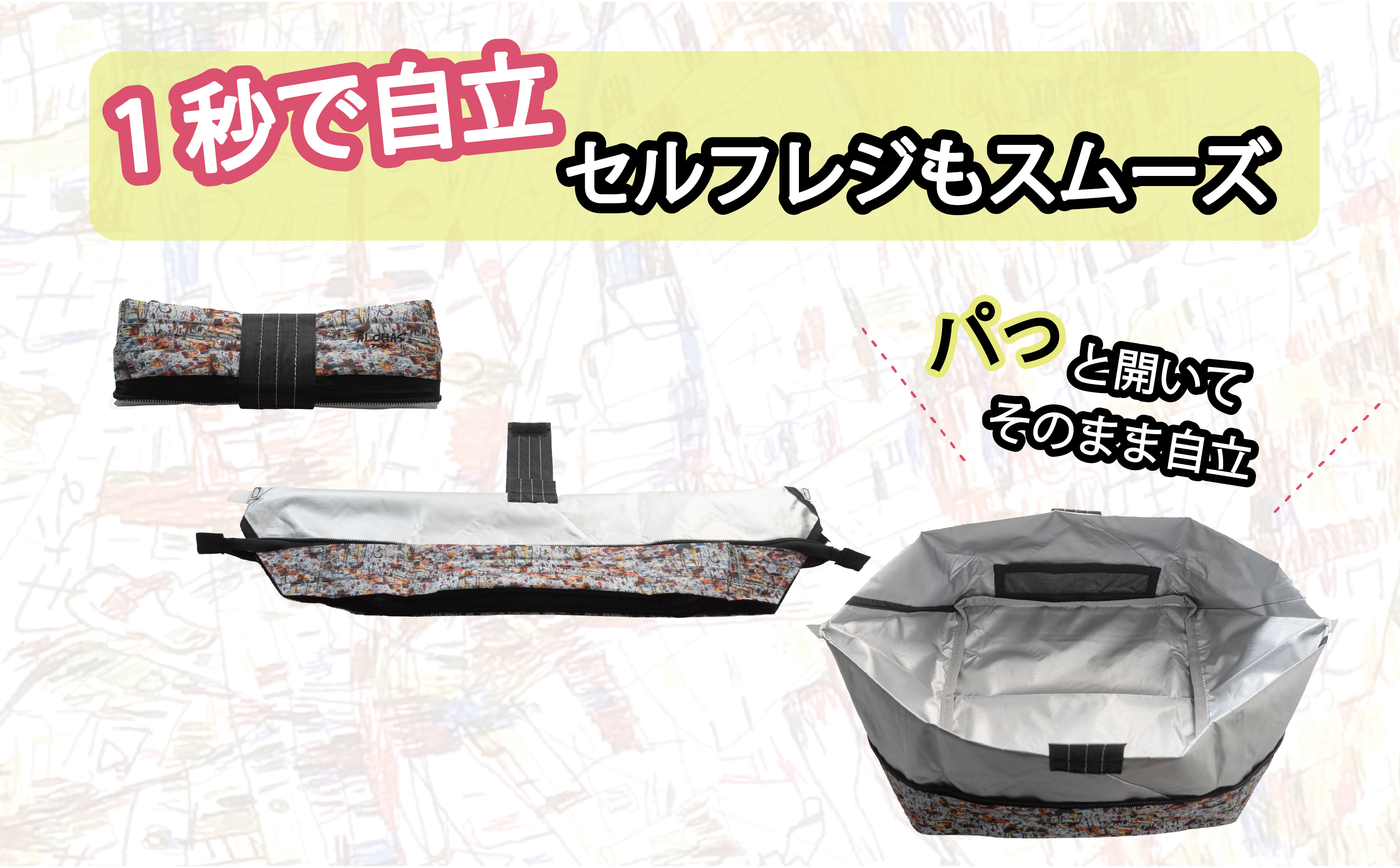 ALOHAS ORIBA Cooler 保冷バッグM Black
