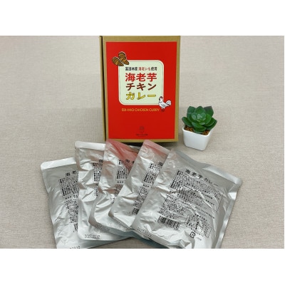 《5人前入り》海老芋チキンカレー　「中辛」　ご当地カレー【1633033】