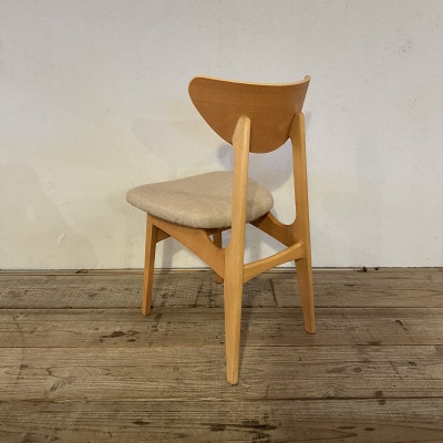 Karl Dining Chair NC アイボリー ナチュラルフレーム【SWOF】【1564036】