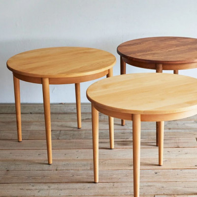 Karl Dining Round 84 Table ダークブラウン色【SWOF】【1392586】