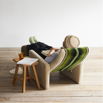 Bulb Chair(バルブチェア)グリーンストライプ【SWOF】【1494528】