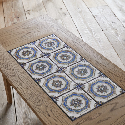 Majolica Tile Table【タイル色:ホワイト】【SWOF】【1478103】
