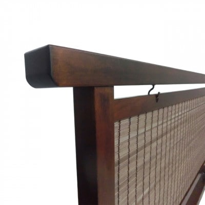 インテリア置物 高さ50cm 木簾結界衝立 室内の間仕切り・装飾性のある調度品 DK-22-KD【1392979】