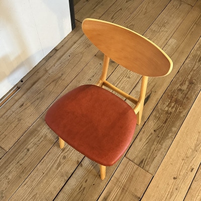 Karl Dining Chair(カールダイニングチェア)ランド レッド NAフレーム【SWOF】【1561410】