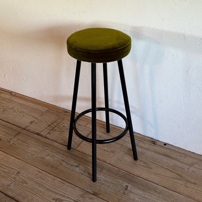 Forge Counter Stool(フォージカウンタースツール)モケット グリーン【SWOF】【1544427】