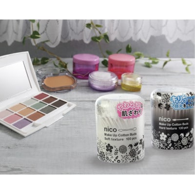 【富田林市産】nico soft メイク綿棒(100本入×60個セット)総本数6,000本入【1704059】