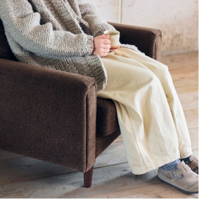 Carmona Sofa 1人掛け(カルモナソファ)モケット クリンプブラウン【SWOF】【1562017】