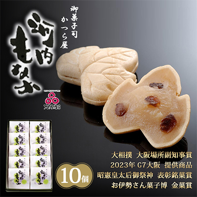 大阪産(もん)名品・河内もなか10個入り　【1305578】