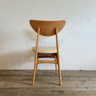 Karl Dining Chair ビンテージ アイボリー ナチュラルフレーム【SWOF】【1576024】